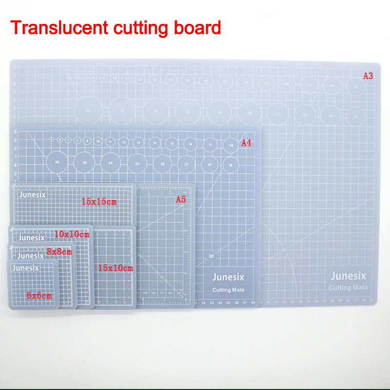 Cutting Mat Self Heal - A3/A4/A5 절단 매트 반투명 PVC 그리드