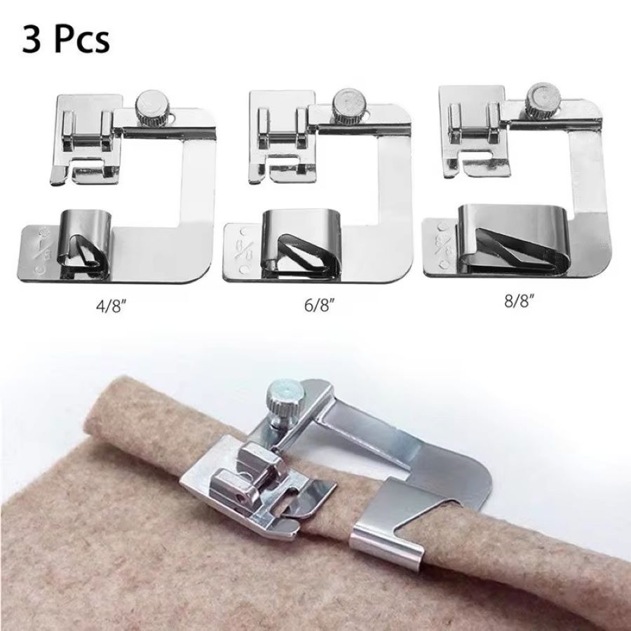 Sewing Factory - 1PCS-3PCS 13/19/25mm 가정용 재봉틀 풋 프레서