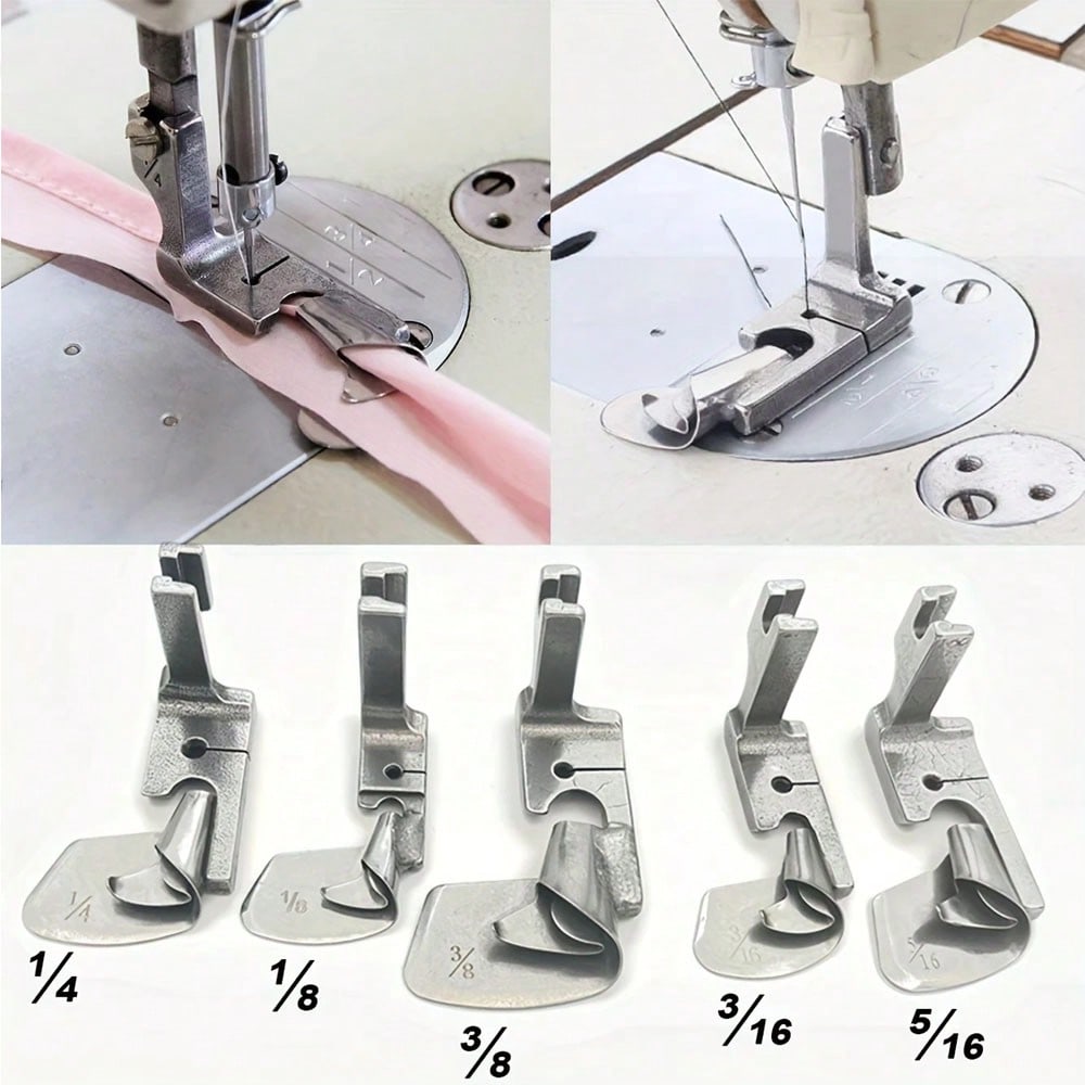 Sewing Factory - 1개 산업용 재봉틀 곡선형 헤밍풋 1/8