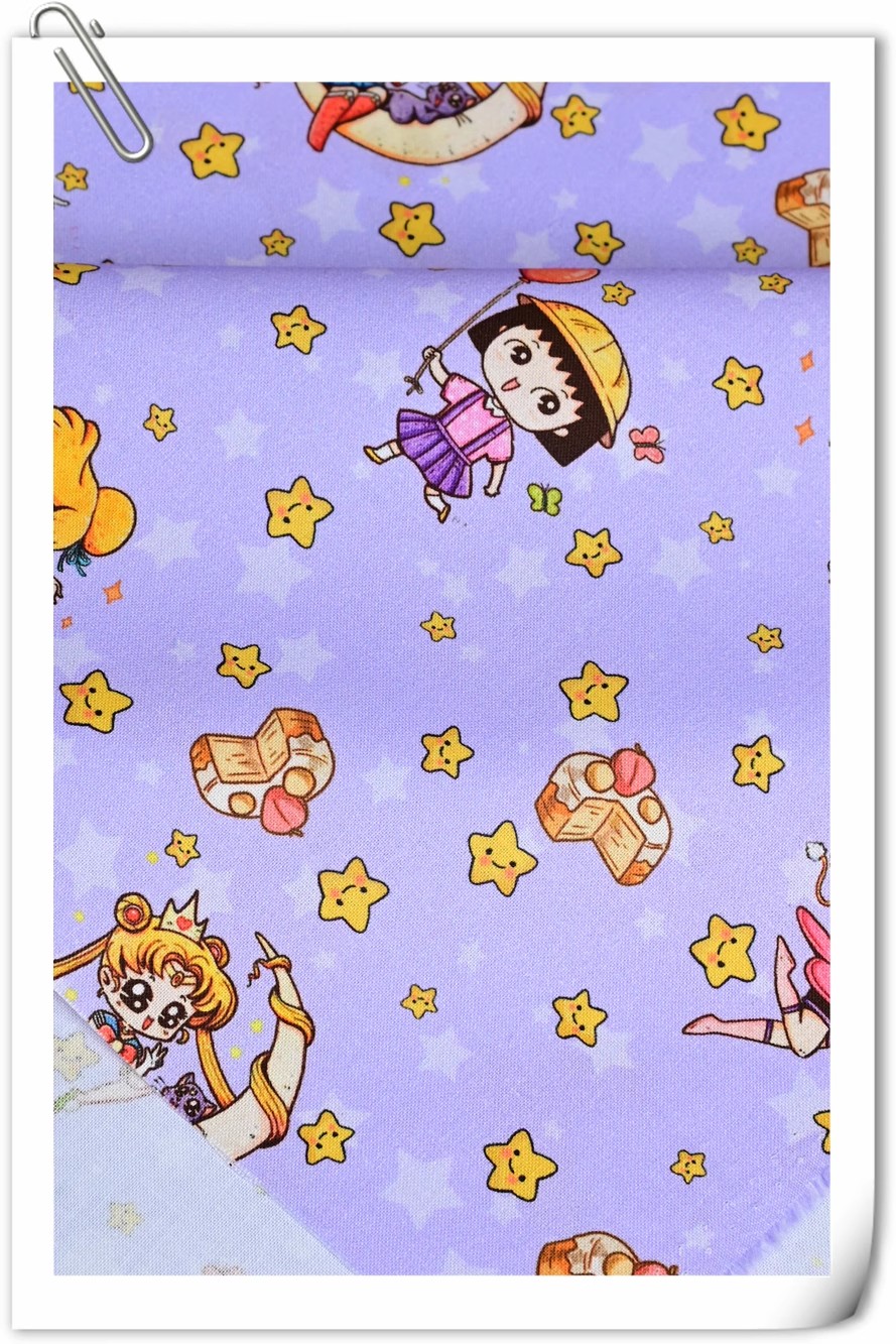 세일러 문 별 만화 소녀 DIY 패치 워크 섬유 Tis - Textile And Sewing Materials 리뷰 및 가격