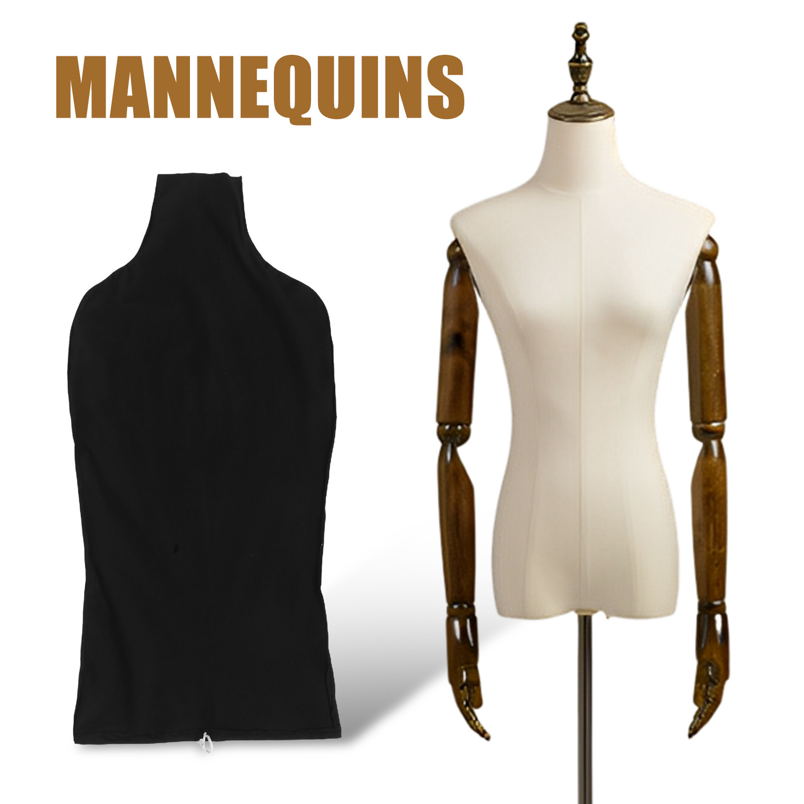 2개입 마네킹 보호 커버 교체 가능 블랙 화이트 드레스 - Dress Form Mannequin 리뷰 및 가격