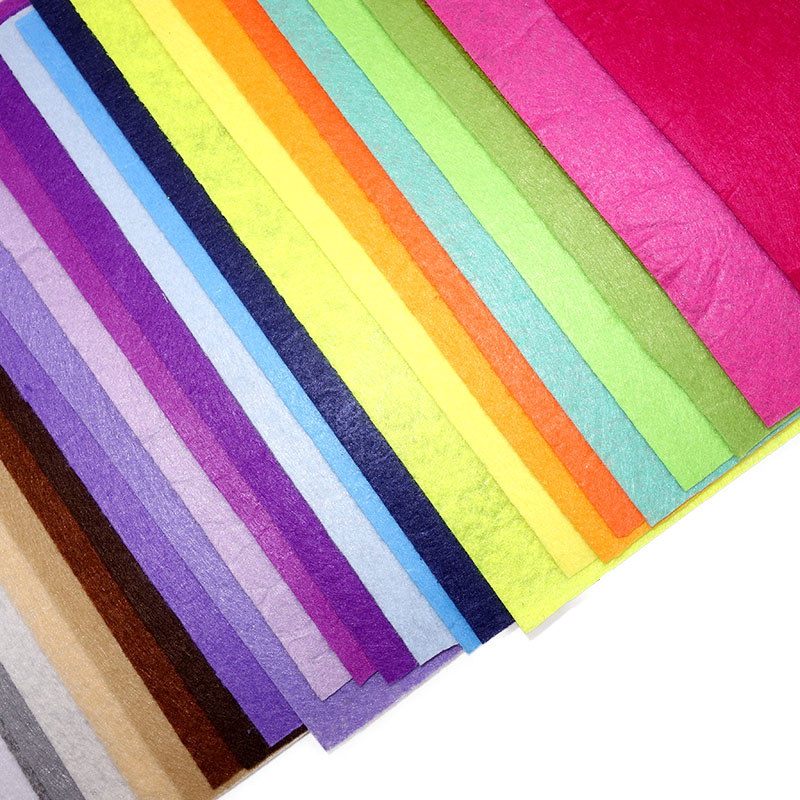 펠트 패브릭 부직포 펠트 패브릭 시트 DIY 봉제 인형 - Textile And Sewing Materials 리뷰 및 가격