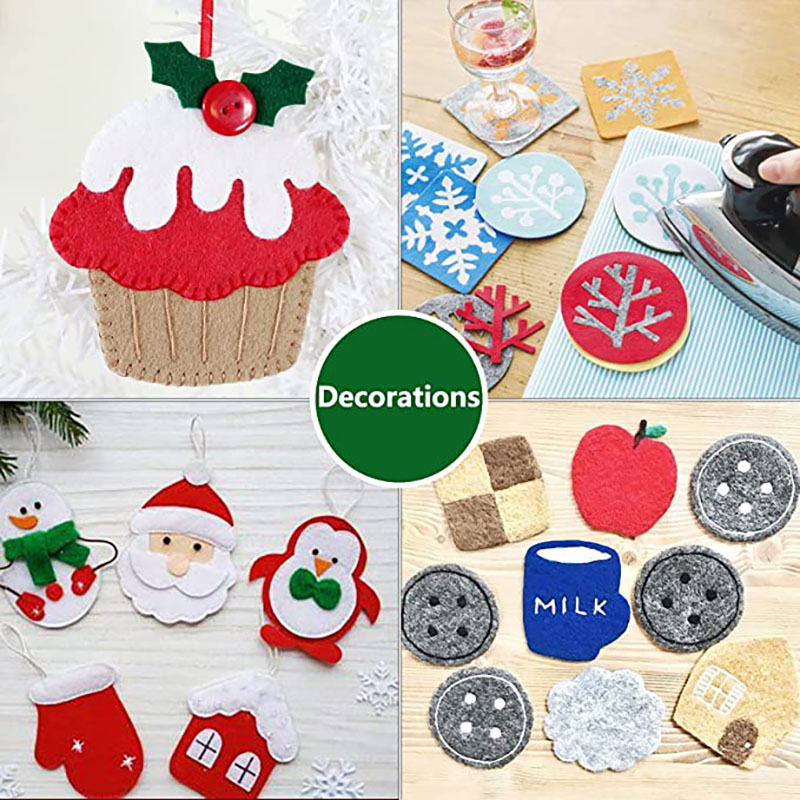 펠트 패브릭 부직포 펠트 패브릭 시트 DIY 봉제 인형 - Textile And Sewing Materials 리뷰 및 가격
