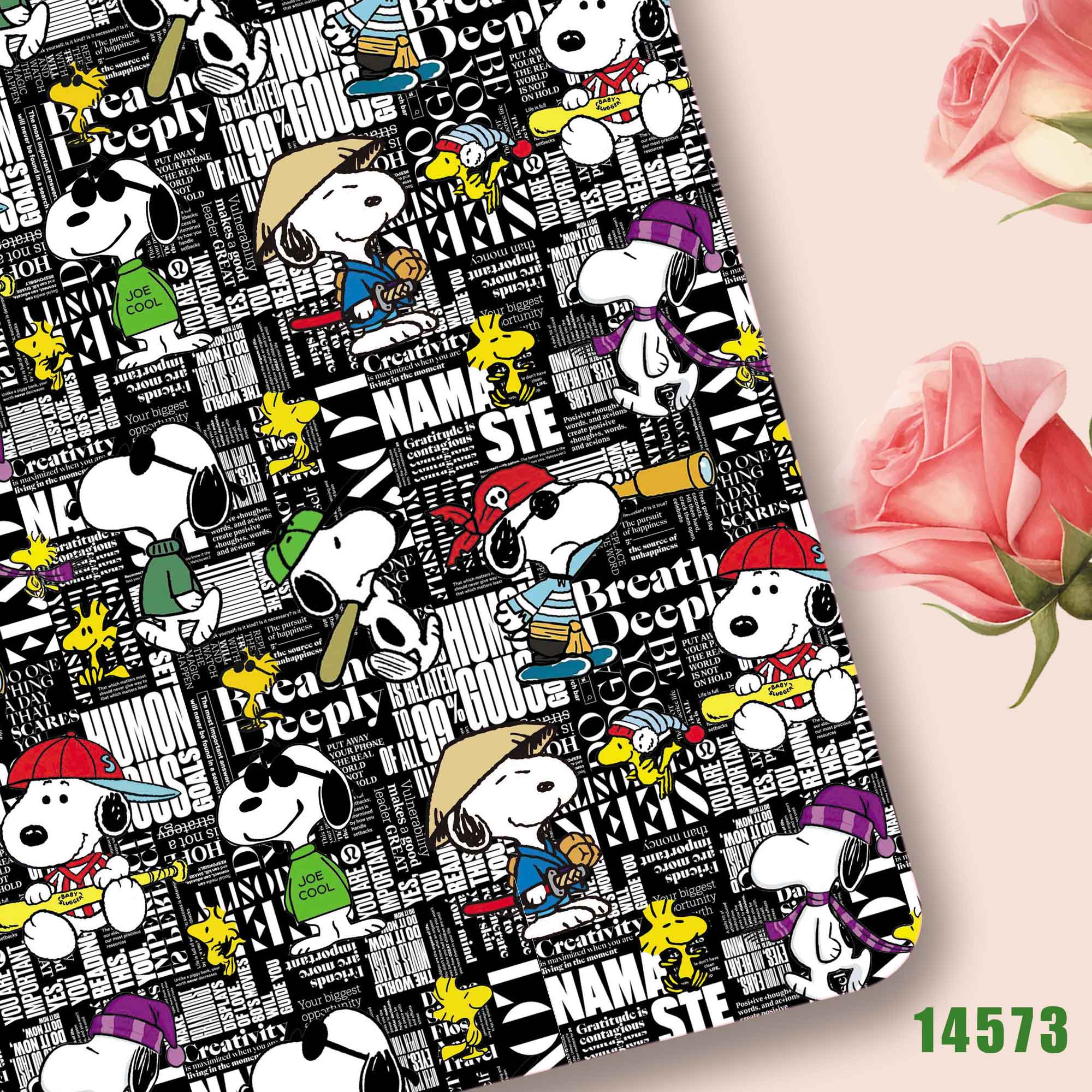 다카라 토미 스누피 패브릭140CM 만화 폴리에스테르  - Sewing Textiles 리뷰 및 가격