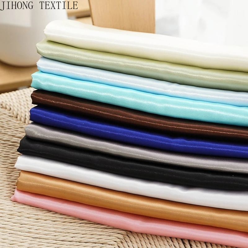 26 색상 프리미엄 새틴 패브릭 드레스 안감 웨딩 장식 - Textile And Sewing Materials 리뷰 및 가격