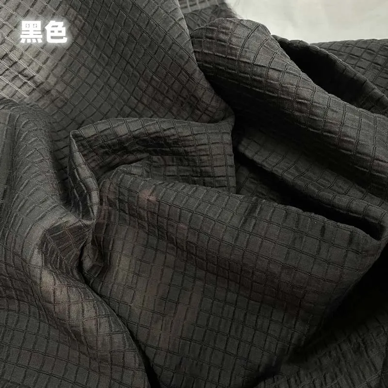 크림 옐로우 체크 패브릭 여름 의상 바느질을위한 부드러 - Textile And Sewing Materials 리뷰 및 가격