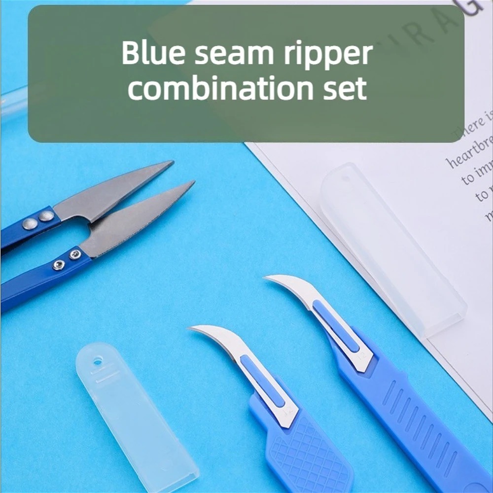 파란색 바느질 세트 5종 실 제거기, 봉제 가위, 바느 - Sewing Kit 리뷰 및 가격