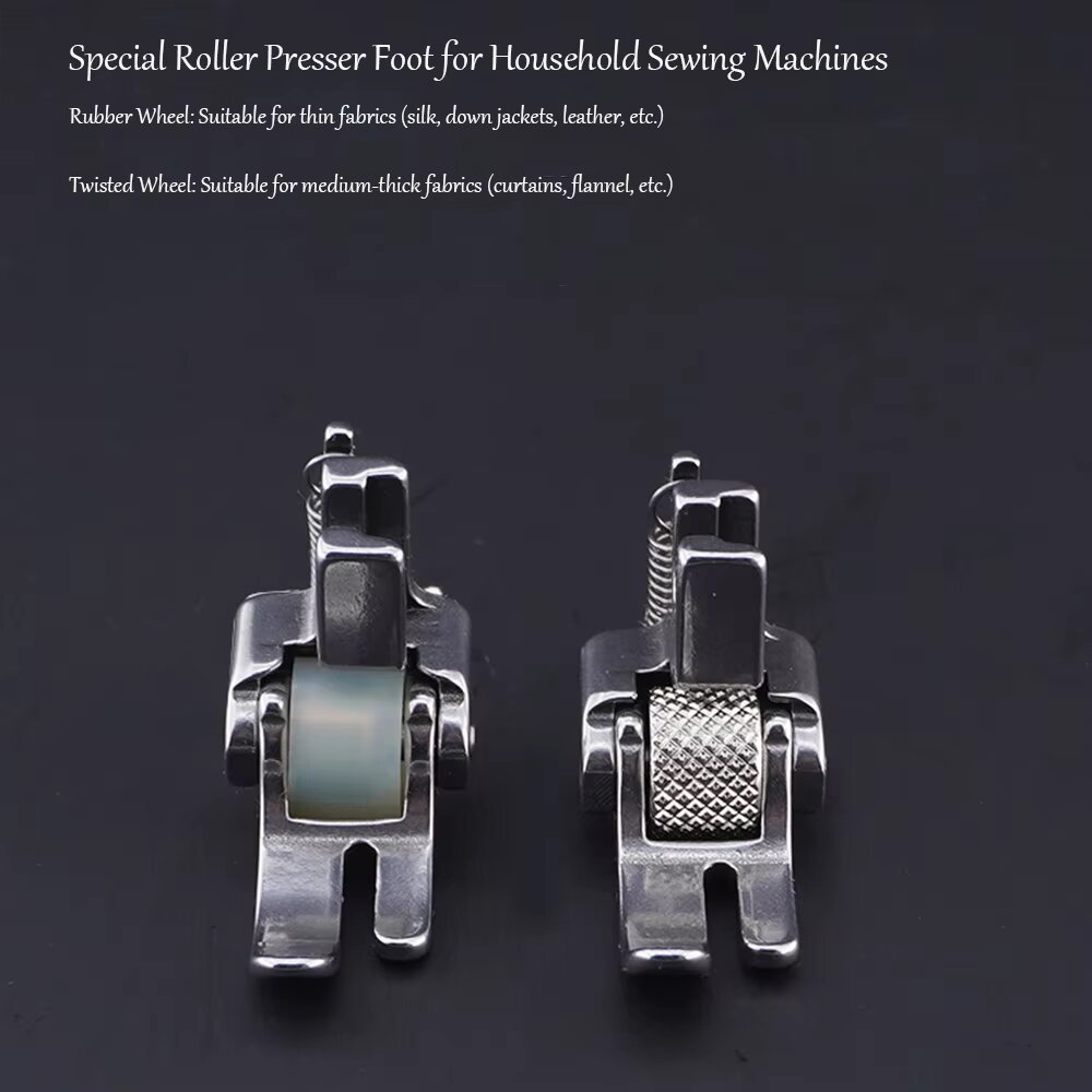 구식 발바퀴식 재봉틀용 올스틸 롤러 프레서풋, 버터플라 - Sewing Factory 리뷰 및 가격