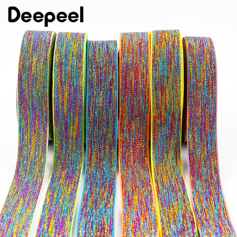 4 미터 23mm 나일론 탄성 밴드 골드 실버 장식 고 - Sewing Garment 리뷰 및 가격