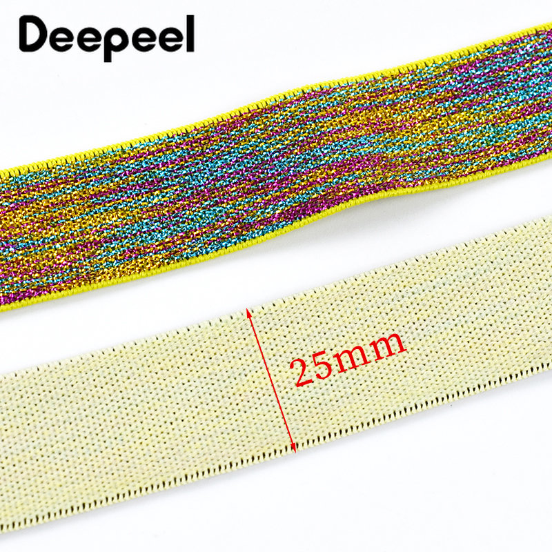 4 미터 23mm 나일론 탄성 밴드 골드 실버 장식 고 - Sewing Garment 리뷰 및 가격