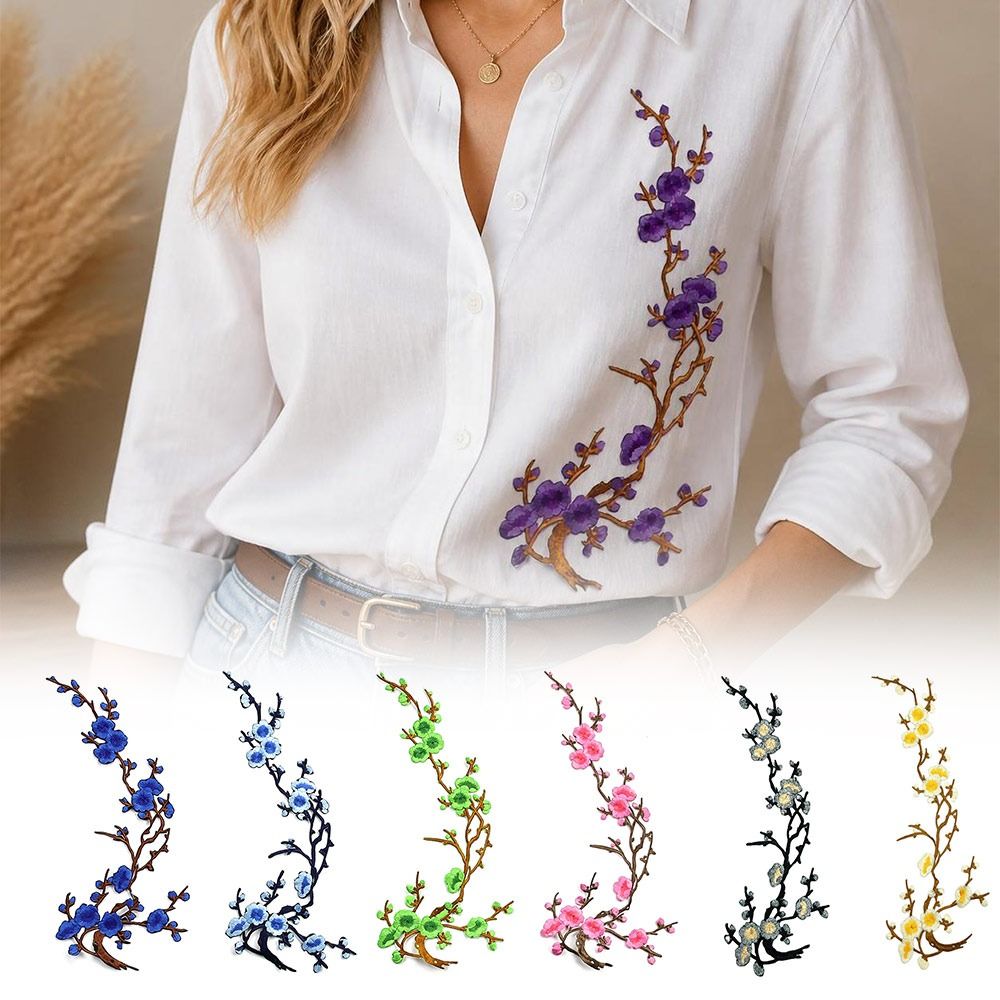DIY 벚꽃 다리미 부착 패치 다리미 부착 및 바느질  - Sewing Textiles 리뷰 및 가격