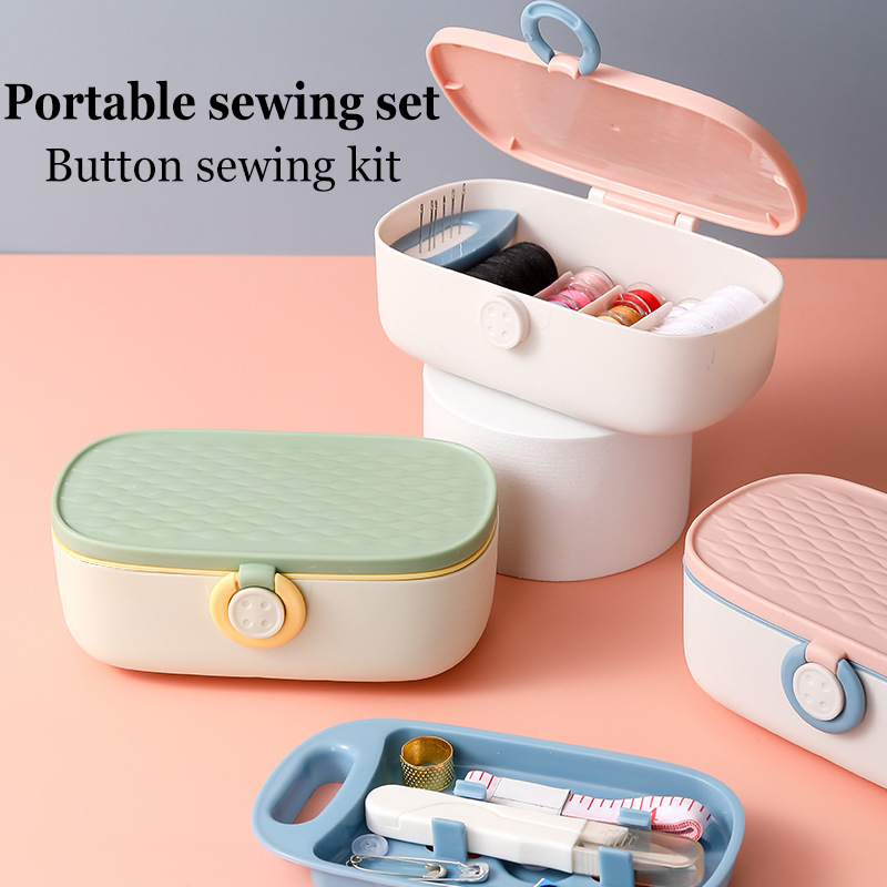 바느질 키트, 플라스틱 바느질 상자 바느질 키트 액세서 - Sewing Kit 리뷰 및 가격