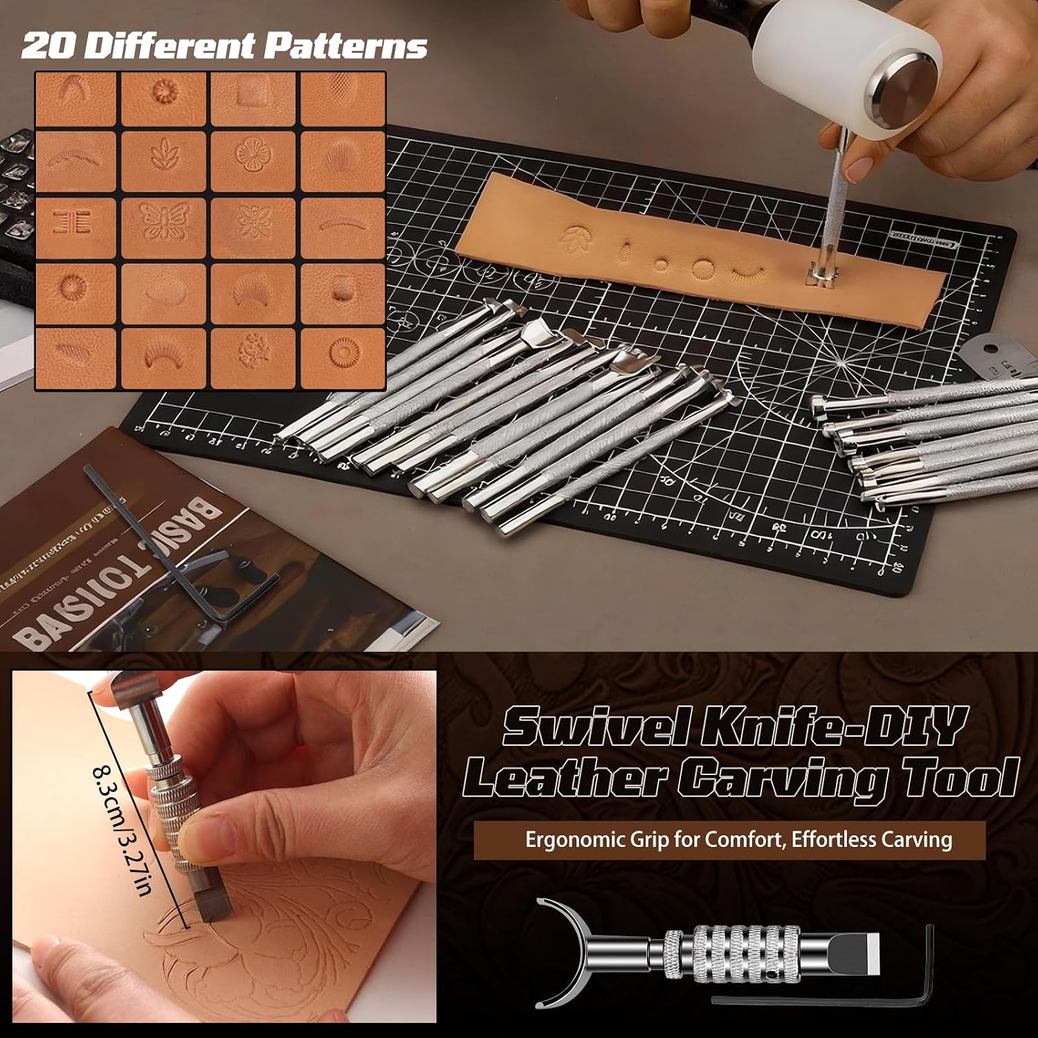 가죽 공예 키트, 가죽 공예 도구 및 수공예 키트(맞춤 - Sewing Kit 리뷰 및 가격