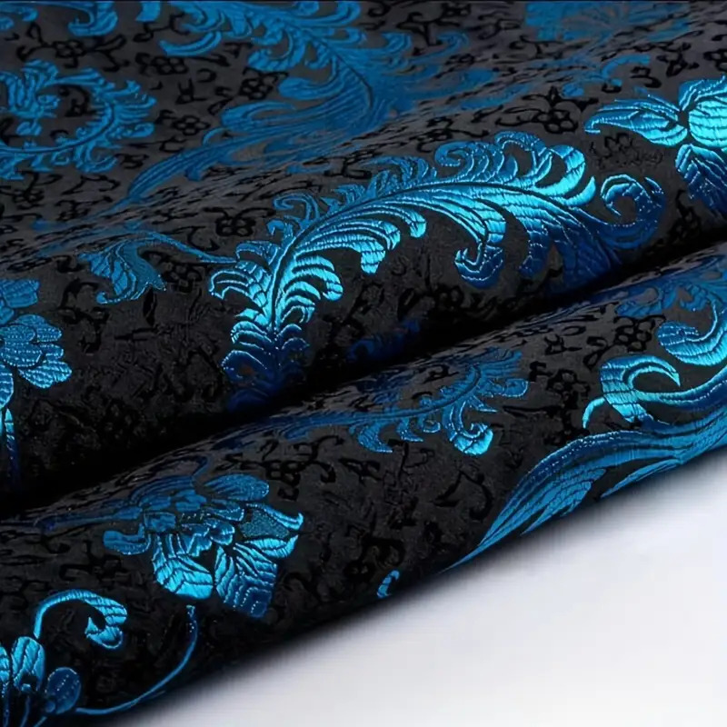 3D 블루 피닉스 테일 브로케이드 원단 — 의류, DI - Sewing Garment 리뷰 및 가격