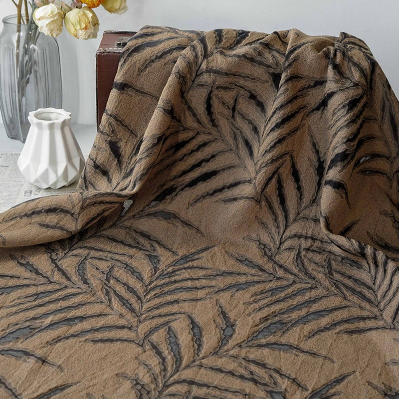 빈티지 3D 엠보싱 야자잎 원사 염색 자카드 원단 DI - Vintage Sewing Textile 리뷰 및 가격