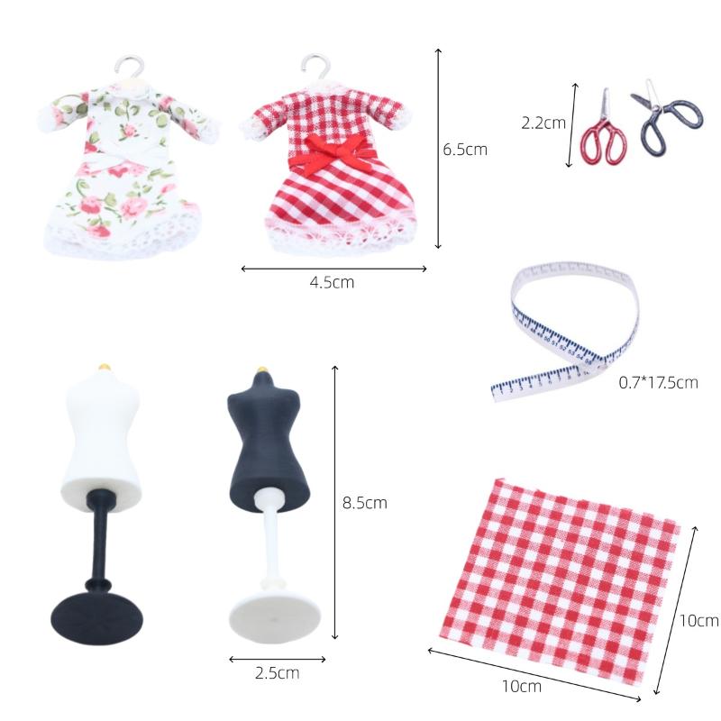 1 세트 마네킹 토르소 의류 랙/바느질 장면 액세서리  - Sewing Kit 리뷰 및 가격